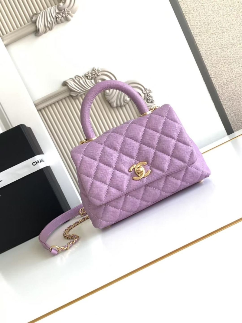 Ch**el top handle bags